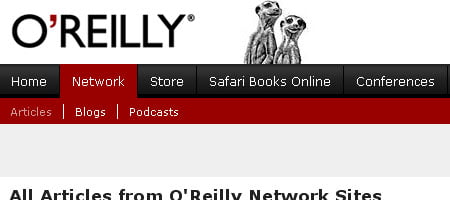 O'Reilly Network - Skjermdump