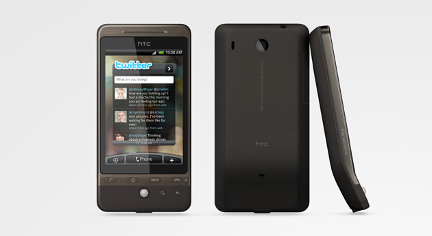 HTC Hero i svart finish. (Foto: HTC)